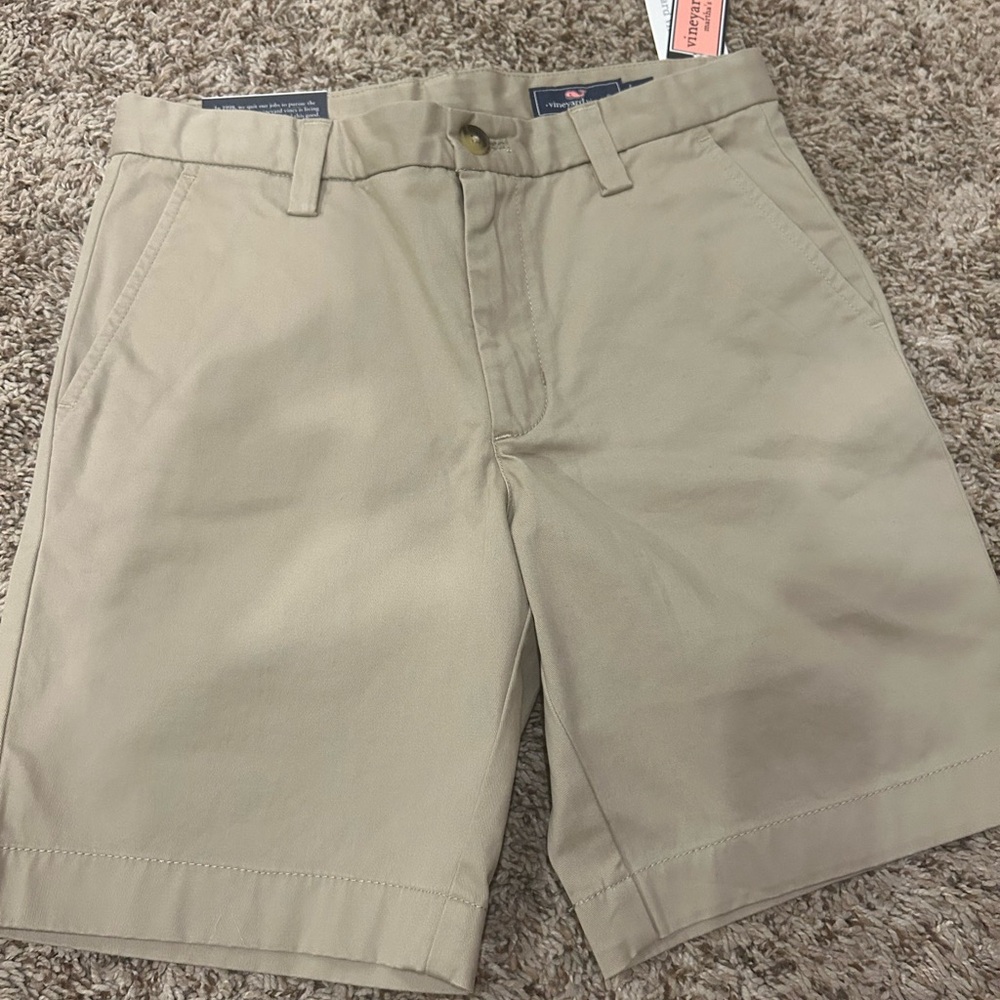 ❌SOLD❌ Boys Vineyard Vines Khaki Flat Front Shorts